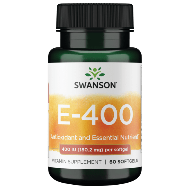 Swanson E-400 400 Iu (180.2 mg) 60 Sgels
